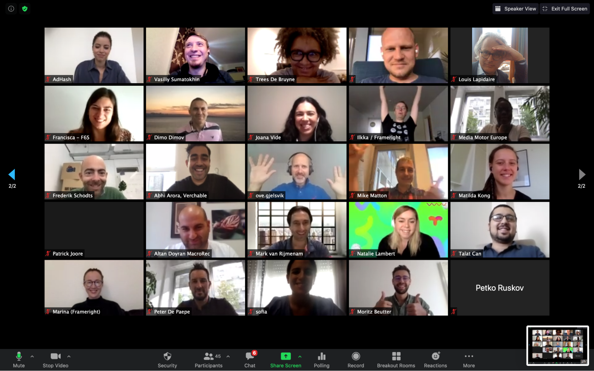 MediaMotorEurope Zoom Call
