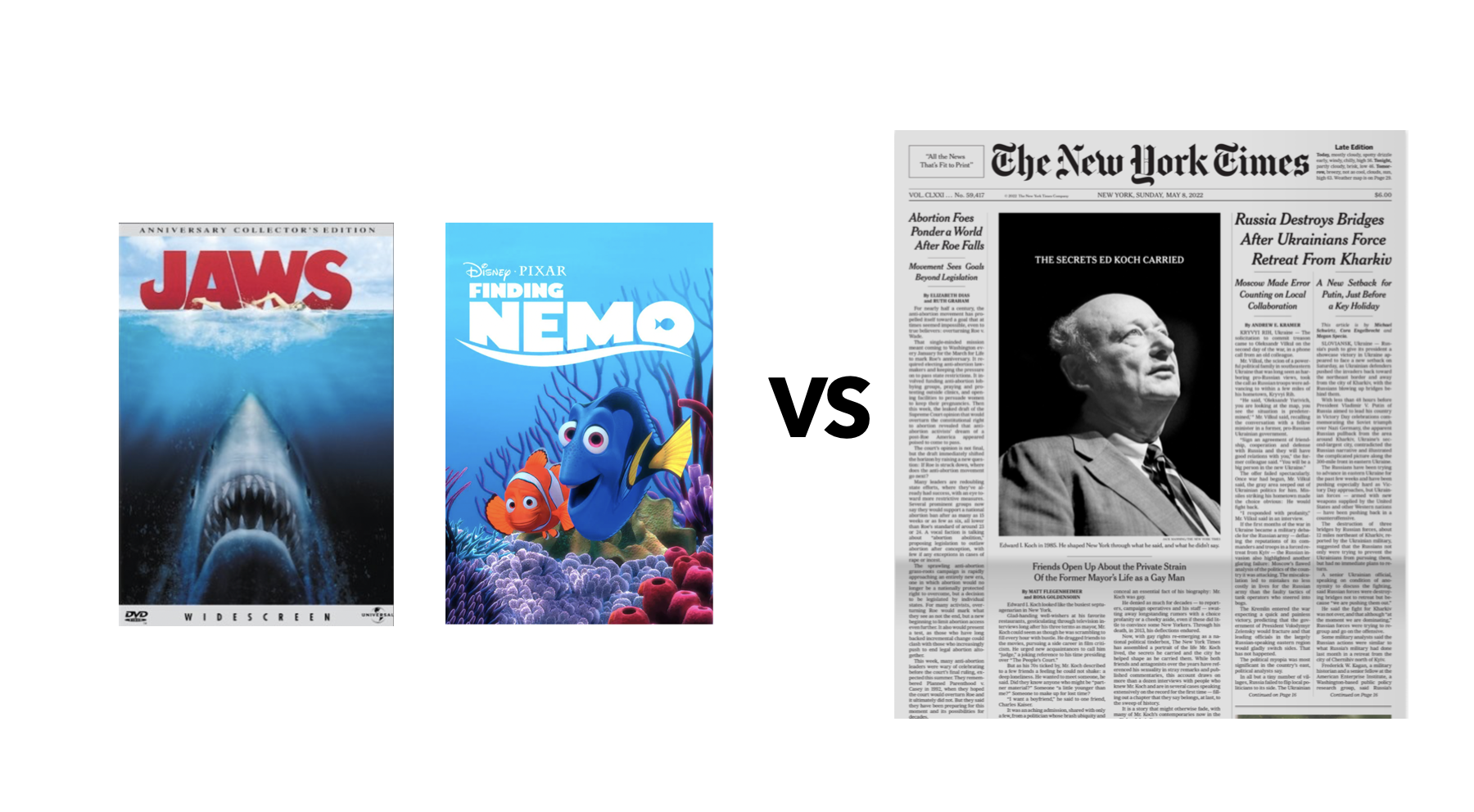 New aesthetics entering journalistic professional vs. professional standards.
