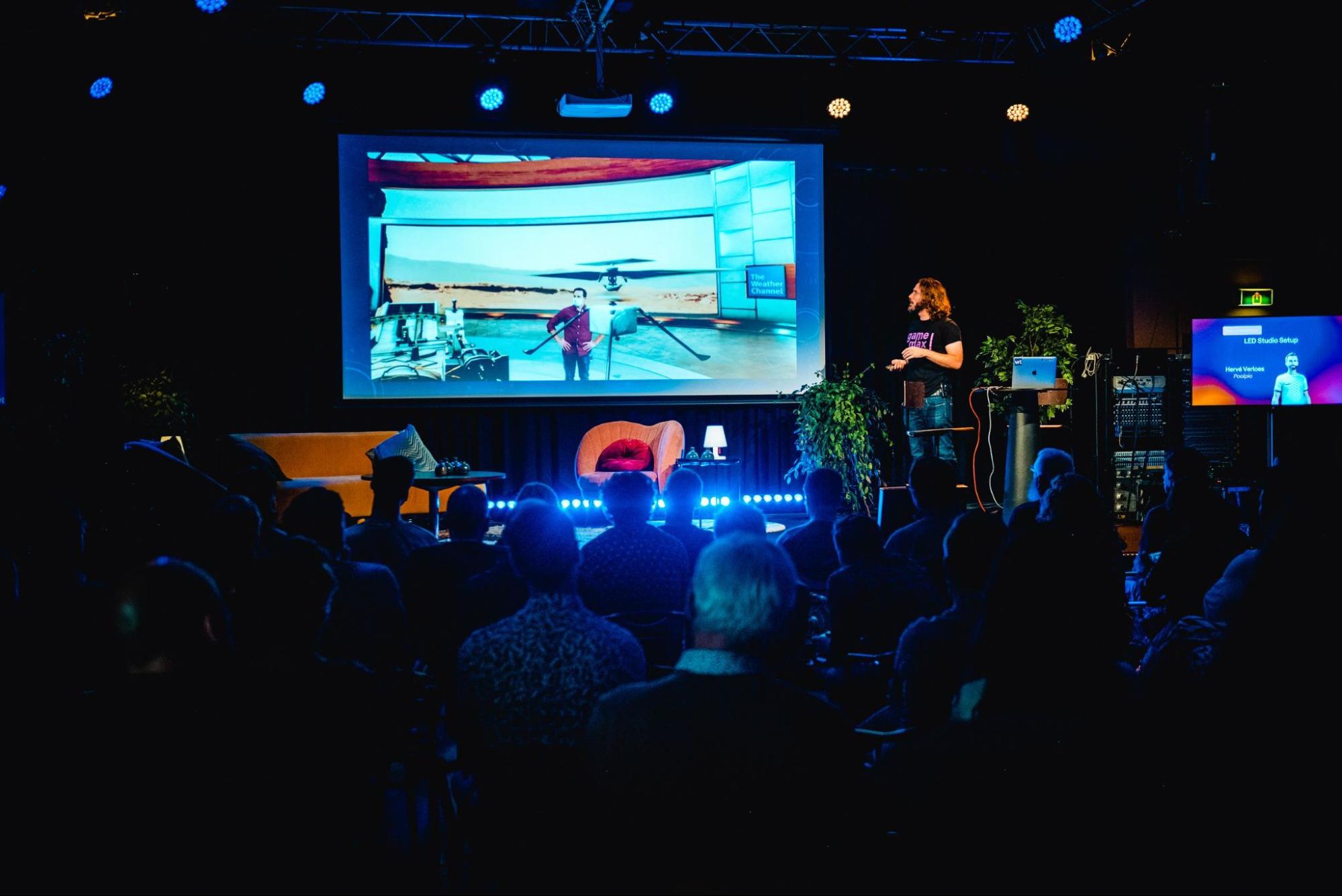 Hervé Verloes on stage