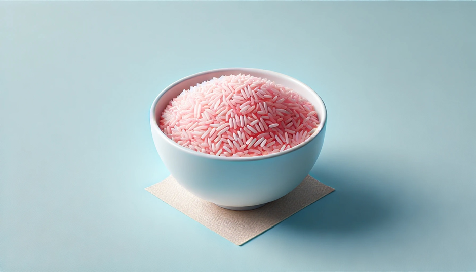Rice boosted with cow proteines, picture : DALL-E + KB