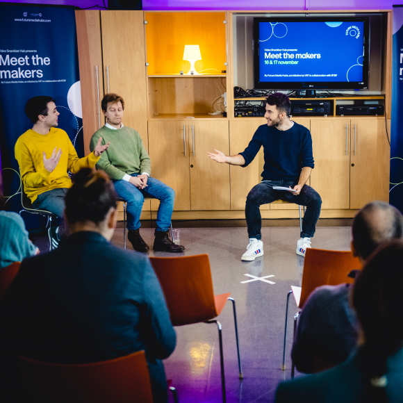 Panel discussion at Meet the makers