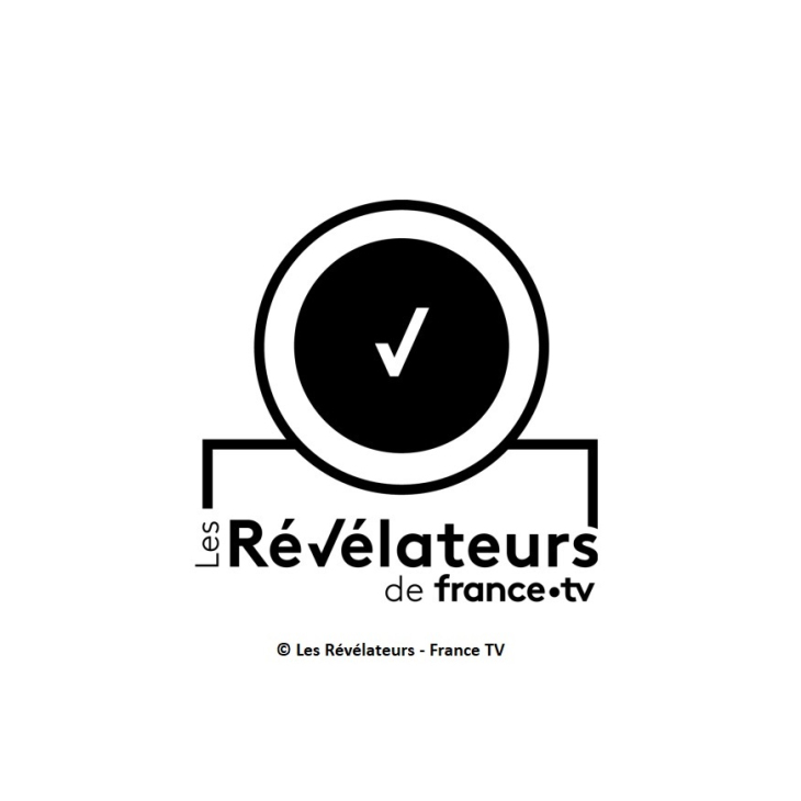 Logo 'Les Révélateurs' in black and the background in white.