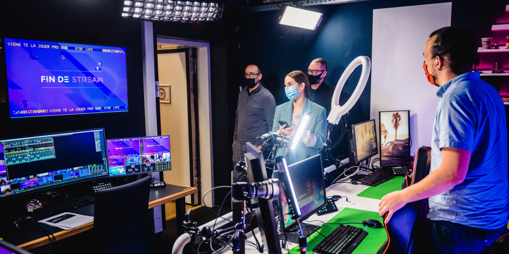 Gaming studio at RTBF