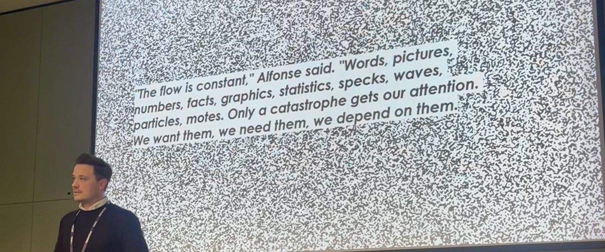 Presentation slide with quote