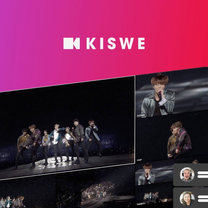 Kiswe collaborated with BTS.