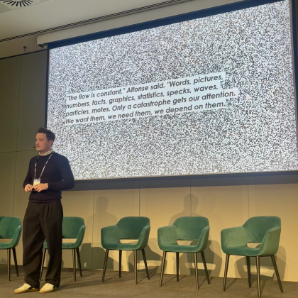 Presentation slide with quote